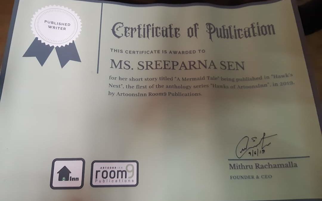 Certificate from Artoonsinn